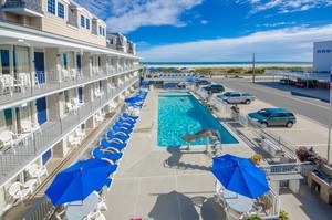 An oceanfront hotel in Wildwood Crest